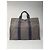 Vintage Hermès Canvas Tote Tasche grau schwarz - Ansicht 5