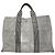 Vintage Hermès Tote Tasche aus weißer Baumwolle