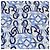 Set top e pantaloni stampati blu/bianco con collo rotondo Hermès - vista 4
