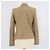 Chaqueta atada beige Hermès - vista 3