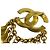 Spilla dorata con motivo logo Coco Mark 96P di Chanel D'oro - vista 2