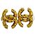 Orecchini a clip in oro Chanel Coco Mark D'oro - vista 4