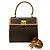 Céline Borsa a mano Celine Macadam Blason Triomphe Marrone