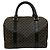 Céline Borsa in pelle Blason Triomphe Macadam di CELINE Marrone Nero - vista 3
