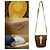Céline Borsa a spalla in pelle Celine Macadam Blason Triomphe con motivo medaglia e moneta Marrone - vista 3