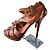 Ralph Lauren Collection Ralph Lauren offene Pumps High-End-Kollektion Kamel
