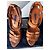 Ralph Lauren Collection Ralph Lauren offene Pumps High-End-Kollektion Kamel - Ansicht 4