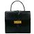 Céline Bolso tote de cuero negro Celine