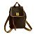 Céline Celine Macadam Blason Triomphe Print Leather Backpack Brown