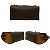 Céline Mini borsa in pelle con hardware Celine Macadam Blason Marrone - vista 6