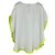 Autre Marque MC2 Saint Barth Top Poncho de lino blanco - vista 4