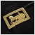 Céline Borsa a mano CELINE in pelle 2 in 1 nera e oro Auth sw1250 Nero D'oro - vista 19