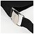 Borsa a Spalla Vala in Tela Nera e Argento di Salvatore Ferragamo Auth bs27291 Nero - vista 8