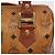 Borsa MCM Logogram Vicetos in pelle PVC marrone e oro Auth yk18983 D'oro - vista 10