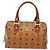 Borsa MCM Logogram Vicetos in pelle PVC marrone e oro Auth yk18983 D'oro - vista 13