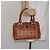 Borsa MCM Logogram Vicetos in pelle PVC marrone e oro Auth yk18983 D'oro - vista 24