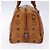Borsa MCM Logogram Vicetos in pelle PVC marrone e oro Auth yk18983 D'oro - vista 3
