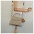 Borsa a mano Salvatore Ferragamo in nylon 2 in 1 grigio oro Auth sw1144 - vista 22