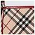 Bolsa de Ombro Burberry Nova Check Blue Label em Lona Bege Prata Autêntica BA4179 - vista 3