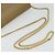 Borsa a Spalla con Catena in Pelle Beige Oro Christian Dior Auth ep9978 D'oro - vista 7