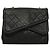 Borsa a Spalla con Catena CHANEL in Pelle Nera Oro CC Auth 133043 Nero D'oro - vista 13