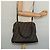 Borsa a mano in tela Zucca FENDI 2 in 1 Nero Marrone oro Auth 133607 D'oro - vista 21