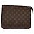 LOUIS VUITTON Poche Toilette Monogram 26 Pouch M47542 LV Auth 135895 Monogramma