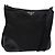 Borsa a Spalla PRADA in Nylon Pelle Nera Argento Autentica bs28220 Nero