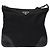 Borsa a Spalla PRADA in Nylon Pelle Nera Argento Autentica bs28220 Nero - vista 13