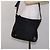 Borsa a Spalla PRADA in Nylon Pelle Nera Argento Autentica bs28220 Nero - vista 24