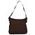 Borsa a Spalla Vala in Tela Marrone Argento di Salvatore Ferragamo Auth bs28308 - vista 13