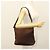 Borsa a Spalla Vala in Tela Marrone Argento di Salvatore Ferragamo Auth bs28308 - vista 21