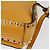 Sac à dos en cuir Valentino avec clous jaune argent authentique BA3815 Argenté - vue 16