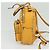 Sac à dos en cuir Valentino avec clous jaune argent authentique BA3815 Argenté - vue 3