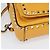 Sac à dos en cuir Valentino avec clous jaune argent authentique BA3815 Argenté - vue 9