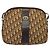 Sac à épaule en toile Trotter Christian Dior marron or Auth ep9928 Doré - vue 13