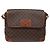Céline Borsa a Spalla in Tela Macadam CELINE PVC Marrone Oro Auth 133924 D'oro - vista 13