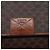 Céline Borsa a Spalla in Tela Macadam CELINE PVC Marrone Oro Auth 133924 D'oro - vista 17