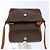 Céline Borsa a Spalla in Tela Macadam CELINE PVC Marrone Oro Auth 133924 D'oro - vista 18