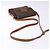 Céline Borsa a Spalla in Tela Macadam CELINE PVC Marrone Oro Auth 133924 D'oro - vista 7