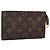 LOUIS VUITTON Monogram Bucket PM Accessory Pouch LV Auth ar13666