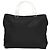 PRADA Borsa a mano in nylon nero chiaro Auth am8816 - vista 13