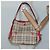 Burberry Borsa a Spalla Nova Check PVC Beige Oro Auth 133163 D'oro - vista 18
