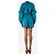 Ulla Johnson Teal blouse & shorts set - size UK 6 Green - view 2