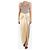 Johanna Ortiz Falda midi de seda crema - talla UK 10 Crudo - vista 2