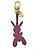 Portachiavi a forma di borsa LV Rabbit Jeff Koons M62735 di Louis Vuitton Bordò