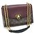 Louis Vuitton Monogram Saint-Placide Shoulder Bag Brown Dark red