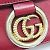 Borsa a spalla in pelle Gucci GG Marmont Double G 589474 per donna Rosso - vista 7