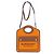 Borsa a mano arancione Burberry