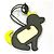 Charm per cane Porte Address Monogram in titanio Louis Vuitton Marrone - vista 2
